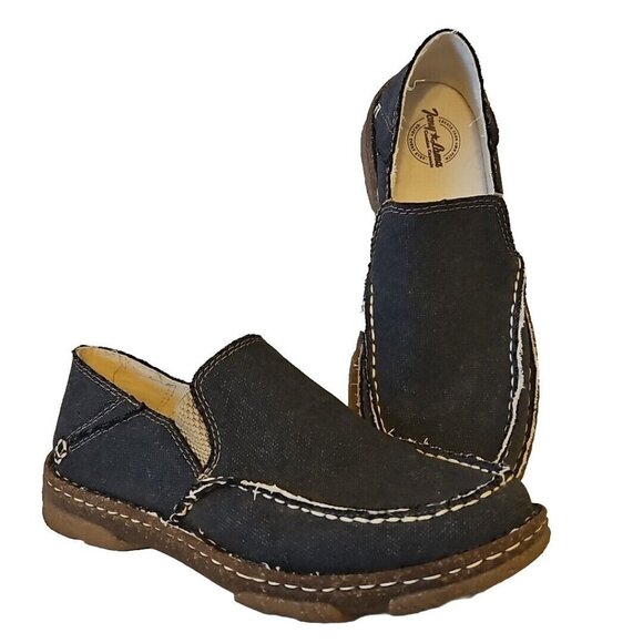 Tony Lama Gator Driving Moccasins Mens 8 Charcoal Opanka Slip On Shoes TLC126 main image 12